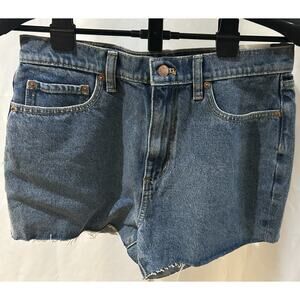 NWT Pink Victoria's Secret High Waisted Cut-Off Denim Shorts size 28